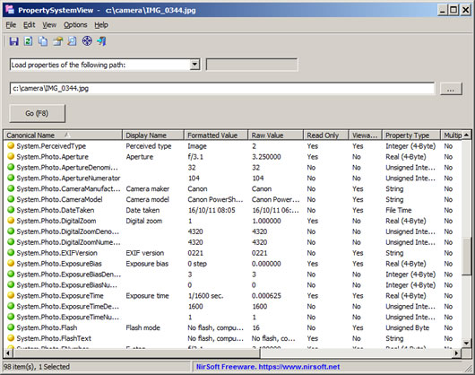 PropertySystemView(系统文件属性查看与修改工具) V1.15 正版1