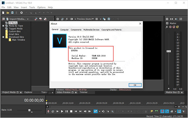 MAGIX Vegas Pro 18(专业视频编辑软件) v18.0.0.284 最新免费版1