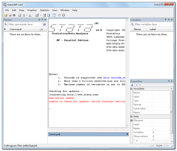 stata14免费下载(附序列号) 中文版2