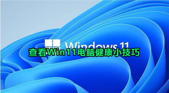 查看Win11电脑健康小技巧分享