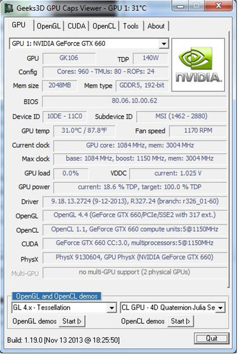 GPU Caps Viewer 1.60.0.0 最新版0