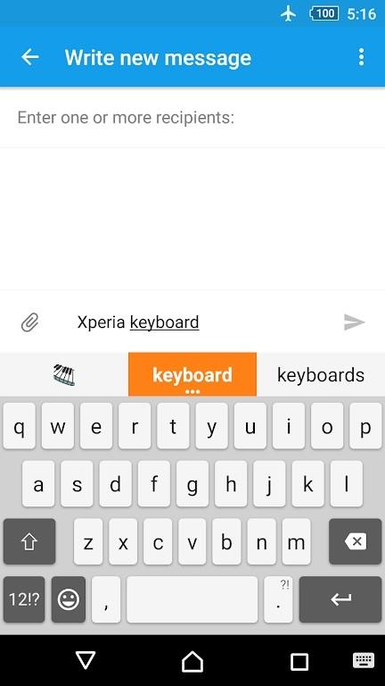 xperia键盘0