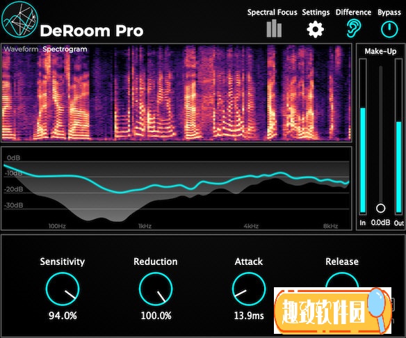 Accentize DeRoom Pro(去混响插件) V1.0.5 通用版0