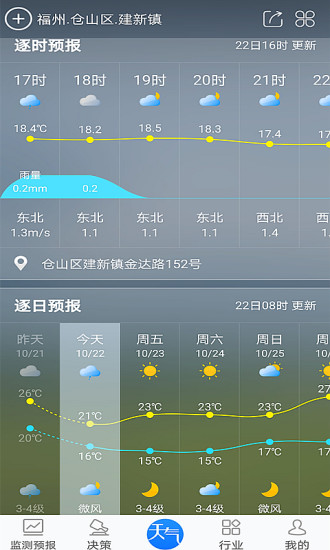 知天气福建决策版0