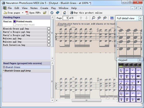 PhotoScore Midi Lite(乐谱扒谱软件) v5.03 正版1